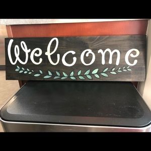 Welcome sign